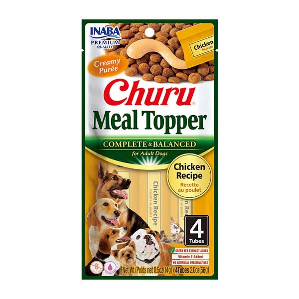 CHURU MEAL TOPPER DOG POLLO 4P1