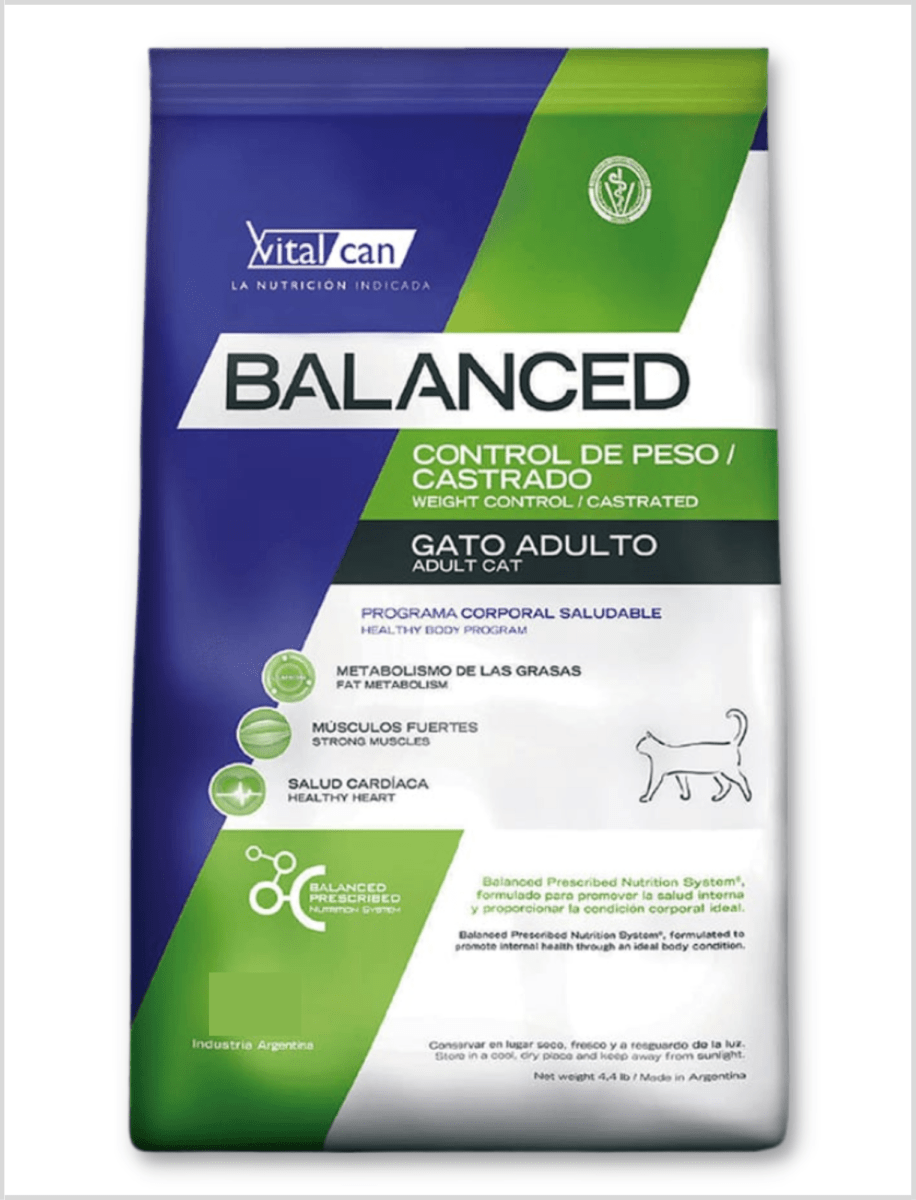 Balanced Gato Ctrl. Peso/Cstrdo 7,5Kg1