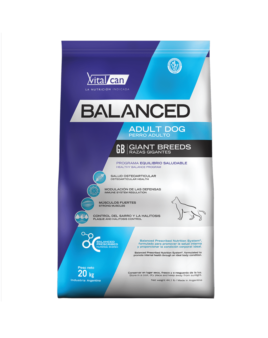 Balanced Perro Adulto Raza Gigante 20Kg1