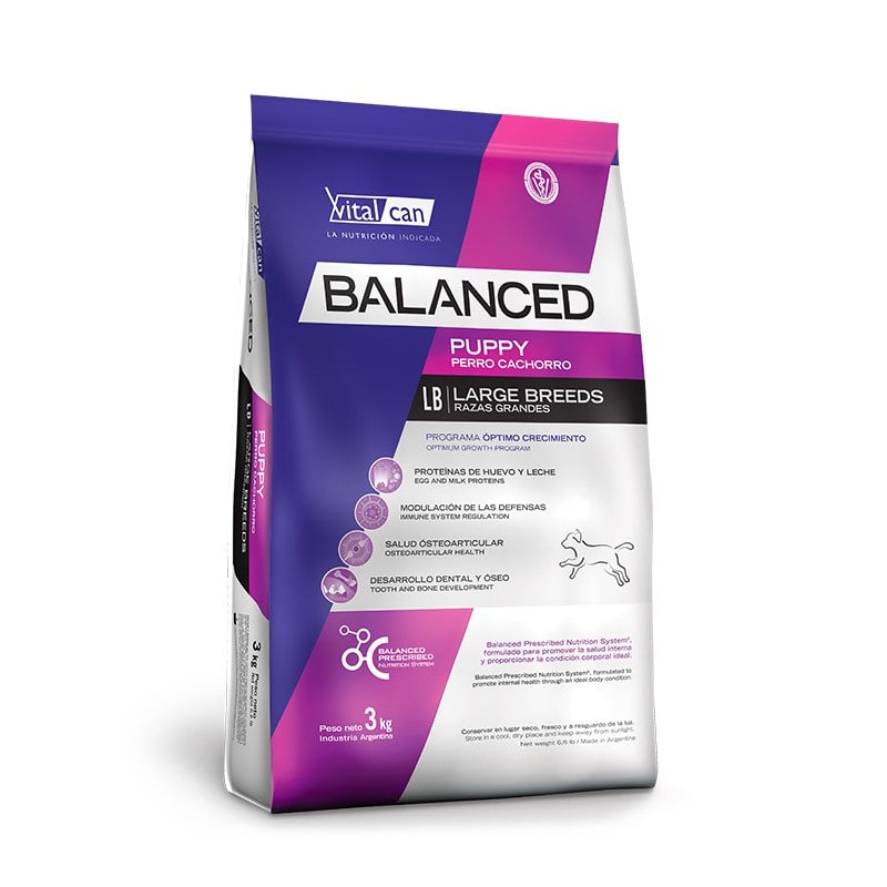 Balanced Perro Cachorro Raza Grande 3Kg1