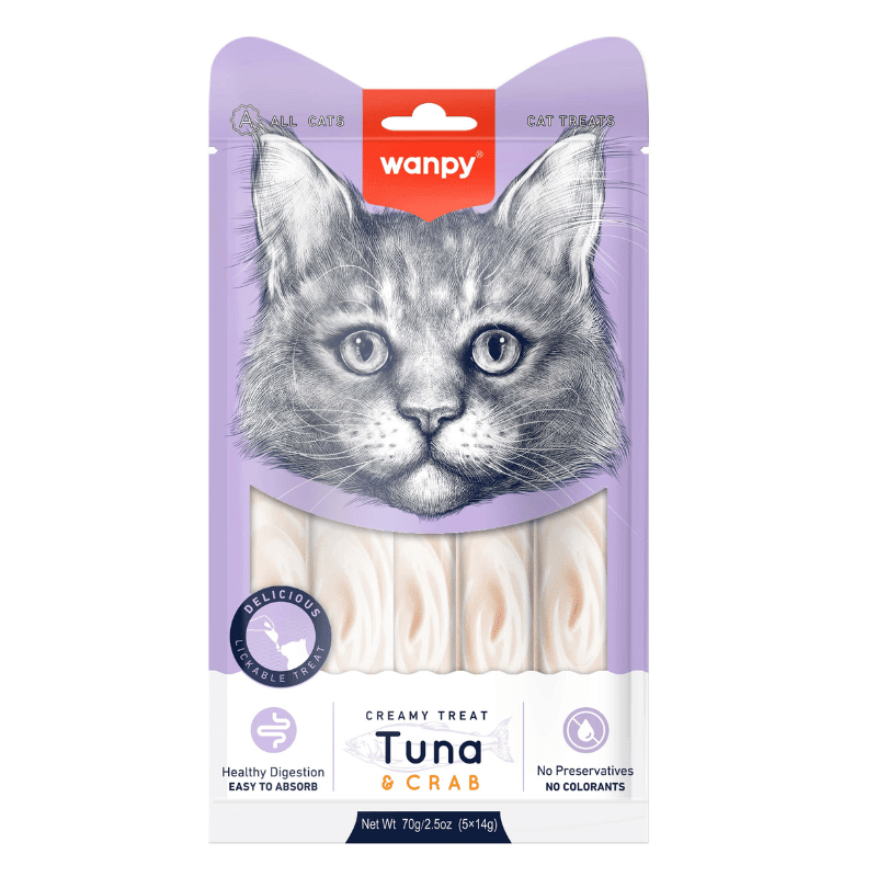 WANPY SNACK CAT - CREAMY - TUNA CRAB1