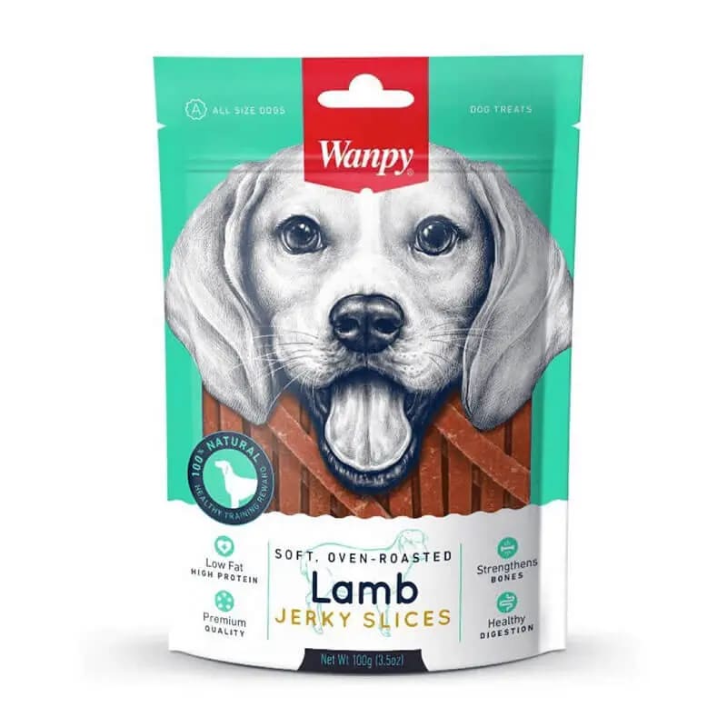 WANPY SOFT LAMB JERKY SLICES 100 GR1