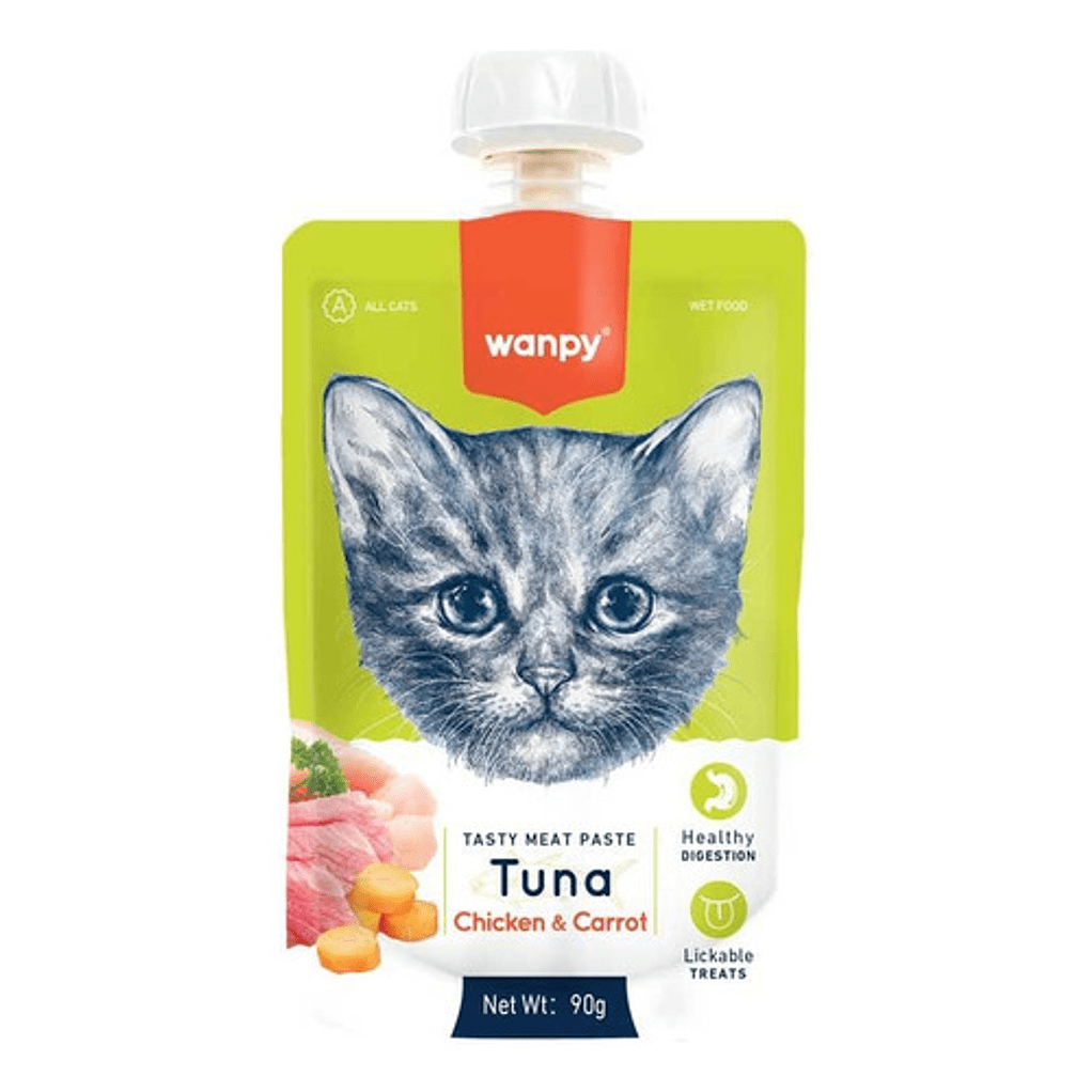 Wanpy Tasty Meat Paste Atun Para Gatos 90g1