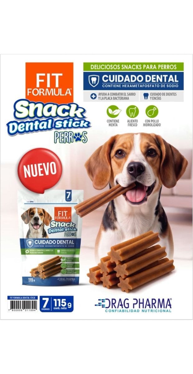 FIT DENTAL STICK PERRO 115GR2