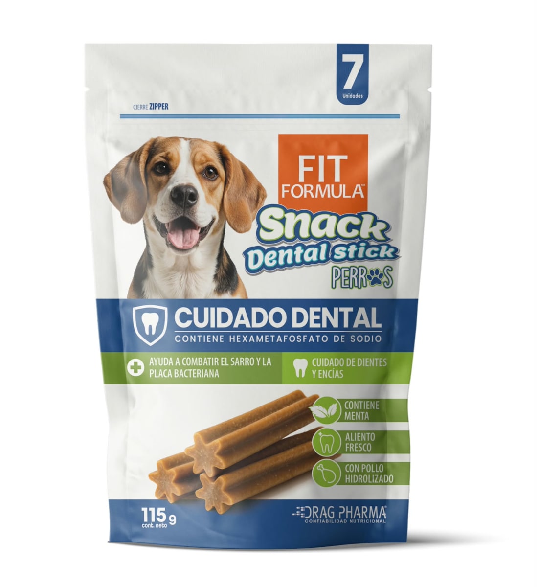 FIT DENTAL STICK PERRO 115GR1