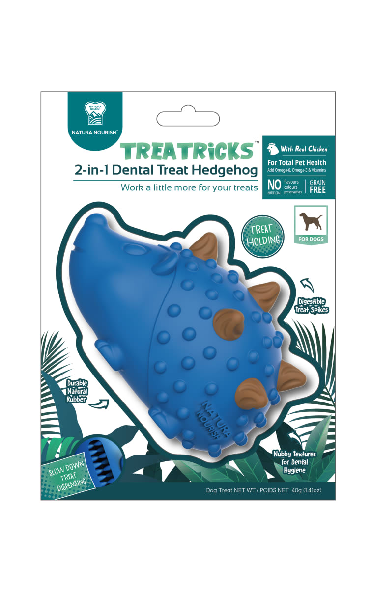 Pet Treat 2 en 1 dental erizo (sabor pollo)1