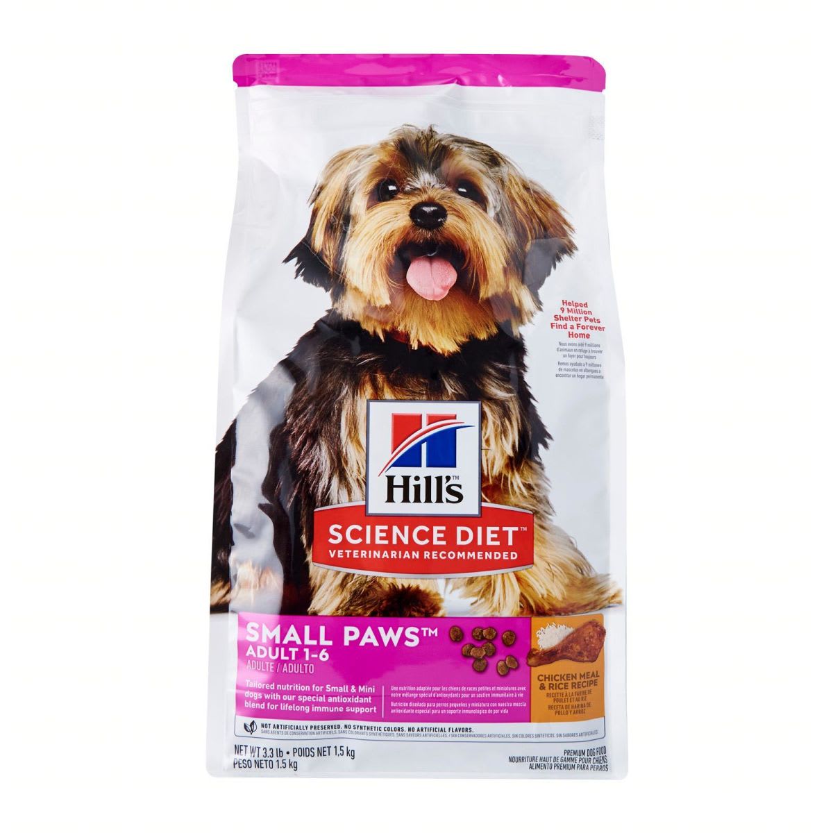HILLS CANINO ADULT SMALL PAWS 4,5 LB (2,04 KG)1