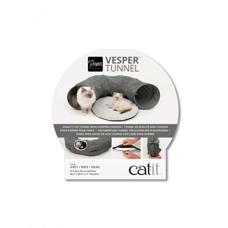 CATIT VESPER TUNEL MAT GRIS1