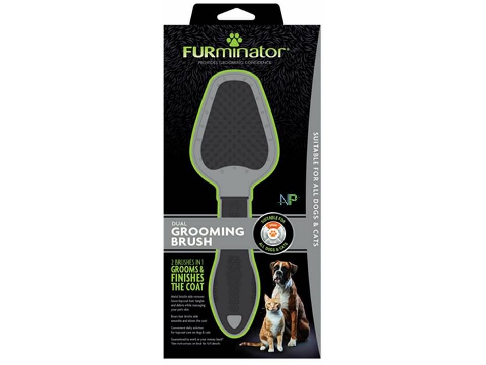 FURminator DUAL GROOMING BRUSH DOG/CAT1