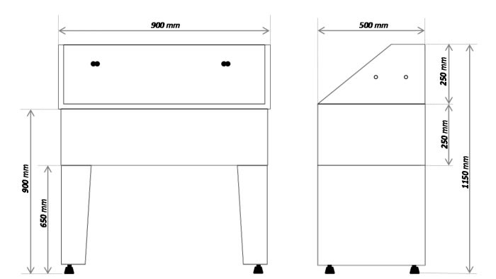 BAÑERA DE ACERO INOXIDABLE SOLDADA4