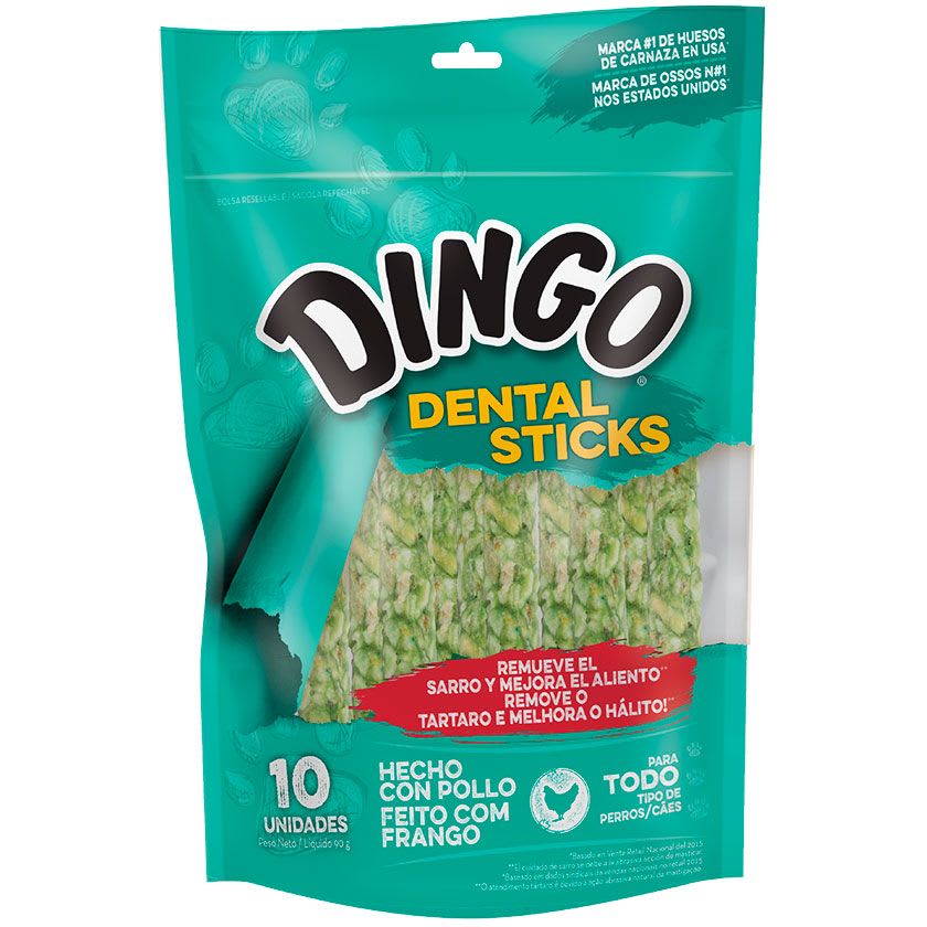 Dingo Dental Sticks, 90 Gr, 10 Un1