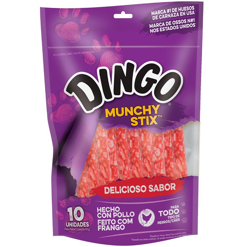 Dingo Munchy Stix 10un 90 Gr1
