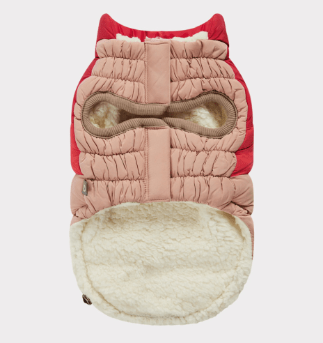 GF PET CHAQUETA COLOR BLOCK PUFFER PINK L2