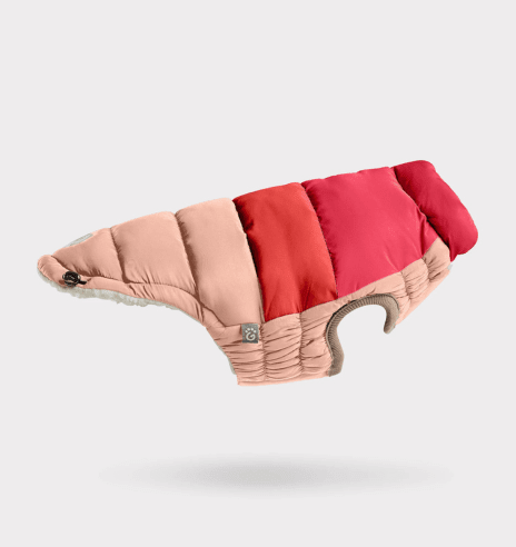 GF PET CHAQUETA COLOR BLOCK PUFFER PINK M3