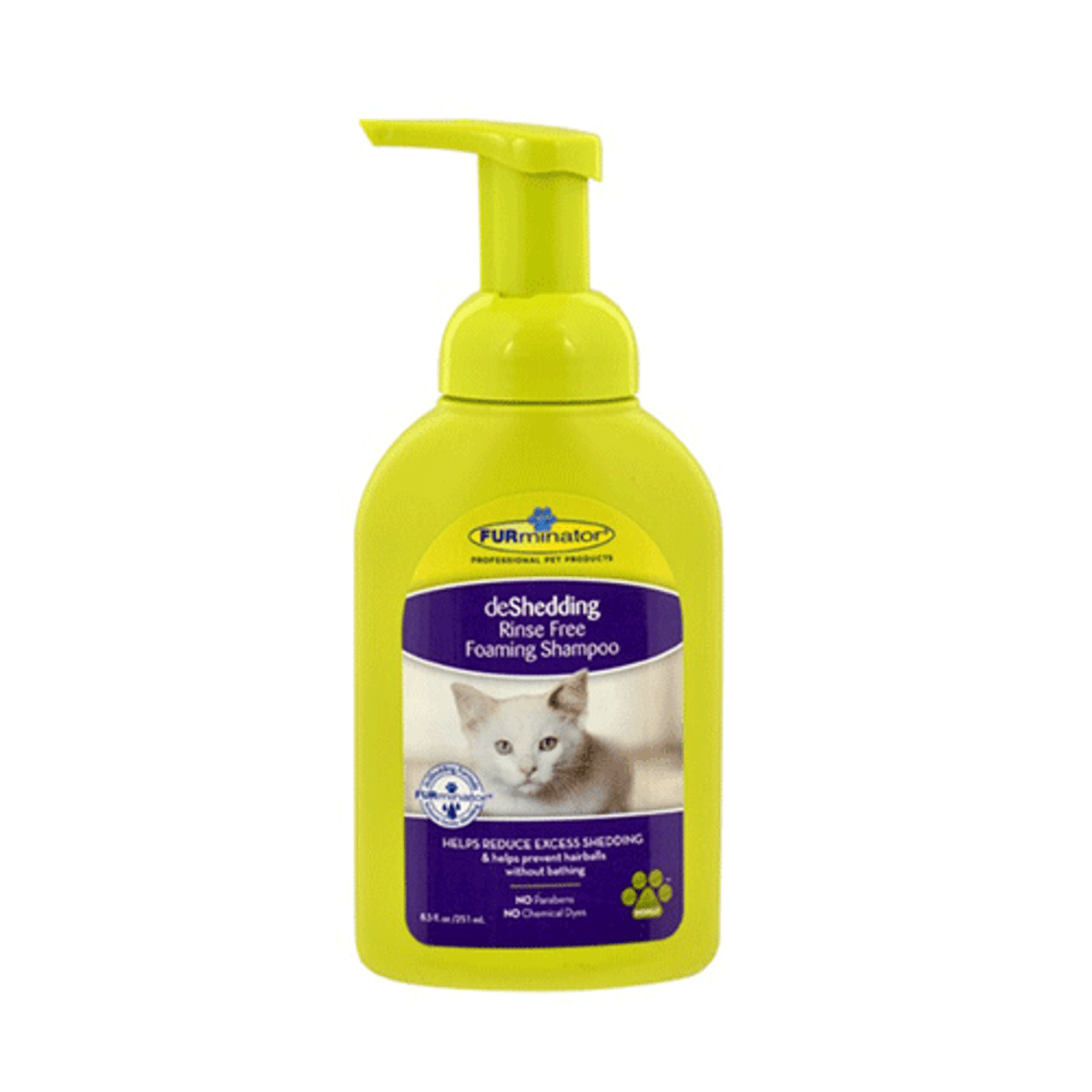 Fur Rinse Free Foaming Shampoo For Cat, 251 ml1