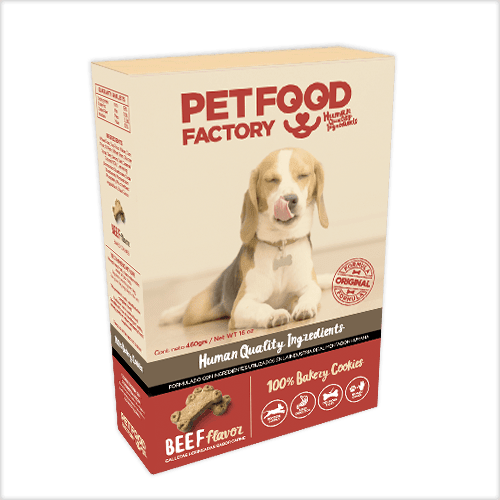 PFF GALLETA HUESO CLASICA CARNE, 460 GR / CAJA1