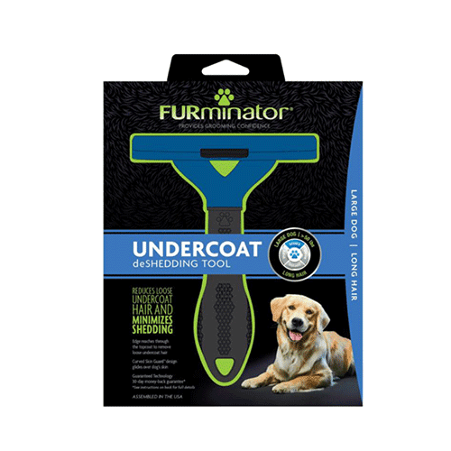FURminator LONG HAIR deShedding Tools FOR DOG, LG1