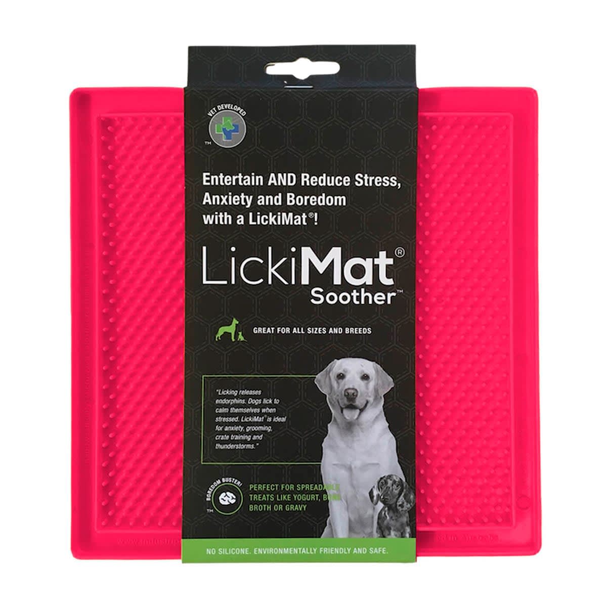 LICKITMAT BUDDY PINK FOR DOG1
