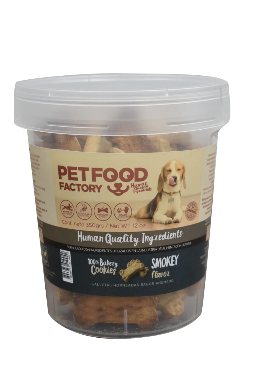 Galletas Para Perros Sabor Carne Pet Food Factory - 350 Gr1