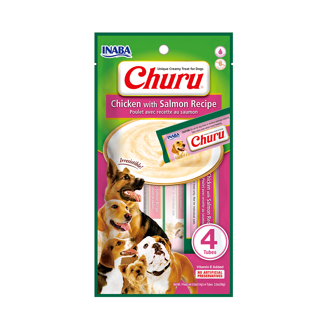 IB CHURU CHICKEN WITH SALMON RECIPE 56 GR PERRO1