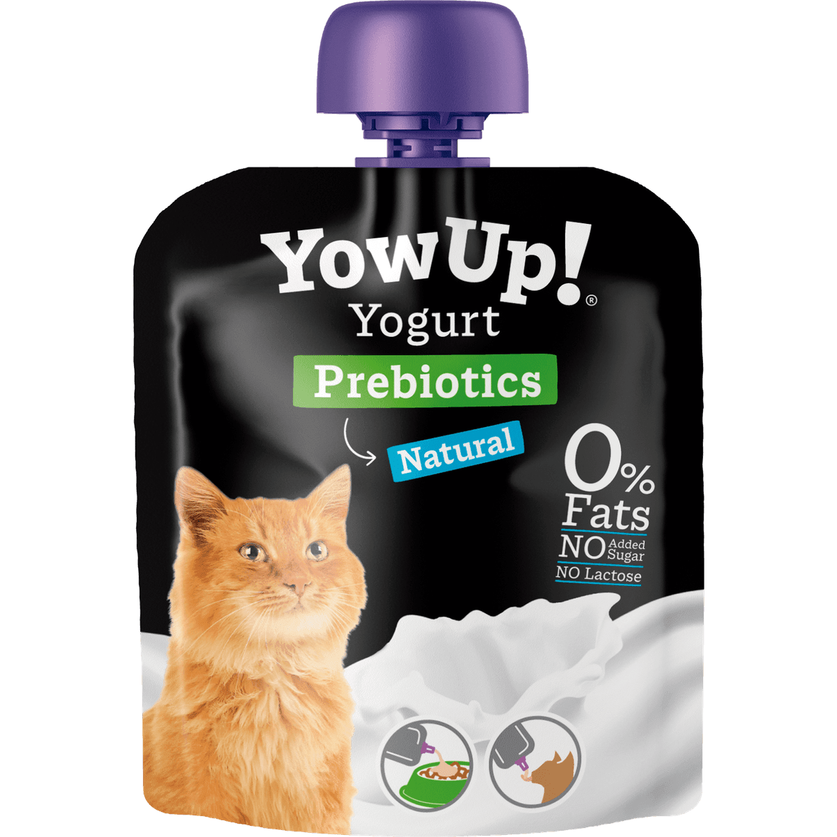 YOGURT NATURAL YOW UP GATO 85 GR1