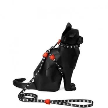 SKULL 2.0 HARNESS + LEASH SET2