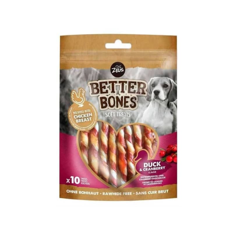 ZEUS BETTER BONES PALITOS ENVUELTOS SABOR PATO CON ARANDANOS1
