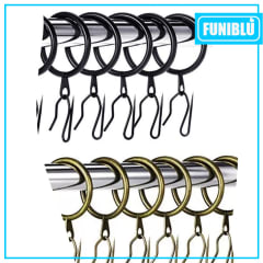 PACK 10 UND ARGOLLAS PARA CORTINA