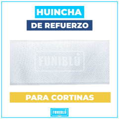 HUINCHA DE REFUERZO PARA CORTINAS 90MM POR METRO