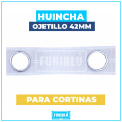 HUINCHA OJETILLO G 42MM X 74MM POR METRO