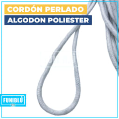 CORDÓN PERLADO ALGODON POLIESTER 5MM POR METRO