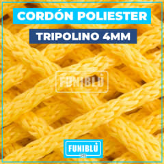 CORDÓN (BUZO) DE POLIESTER TRIPOLINO 4MM POR METRO
