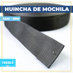 HUINCHA MOCHILA 5CM POR ROLLO 50M