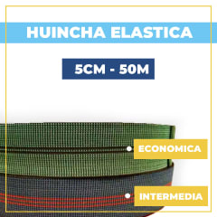 HUINCHA ELASTICA DE TAPICERIA POR ROLLO 50M