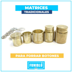 MATRIZ TRADICIONAL PARA FORRAR BOTONES
