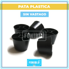 PATA PLASTICA SIN VASTAGO 4CM