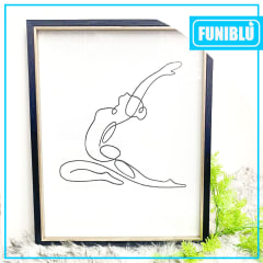 SET CUADROS SILUETA 35,5x46cm