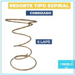 RESORTE ESPIRAL COBRIZADO