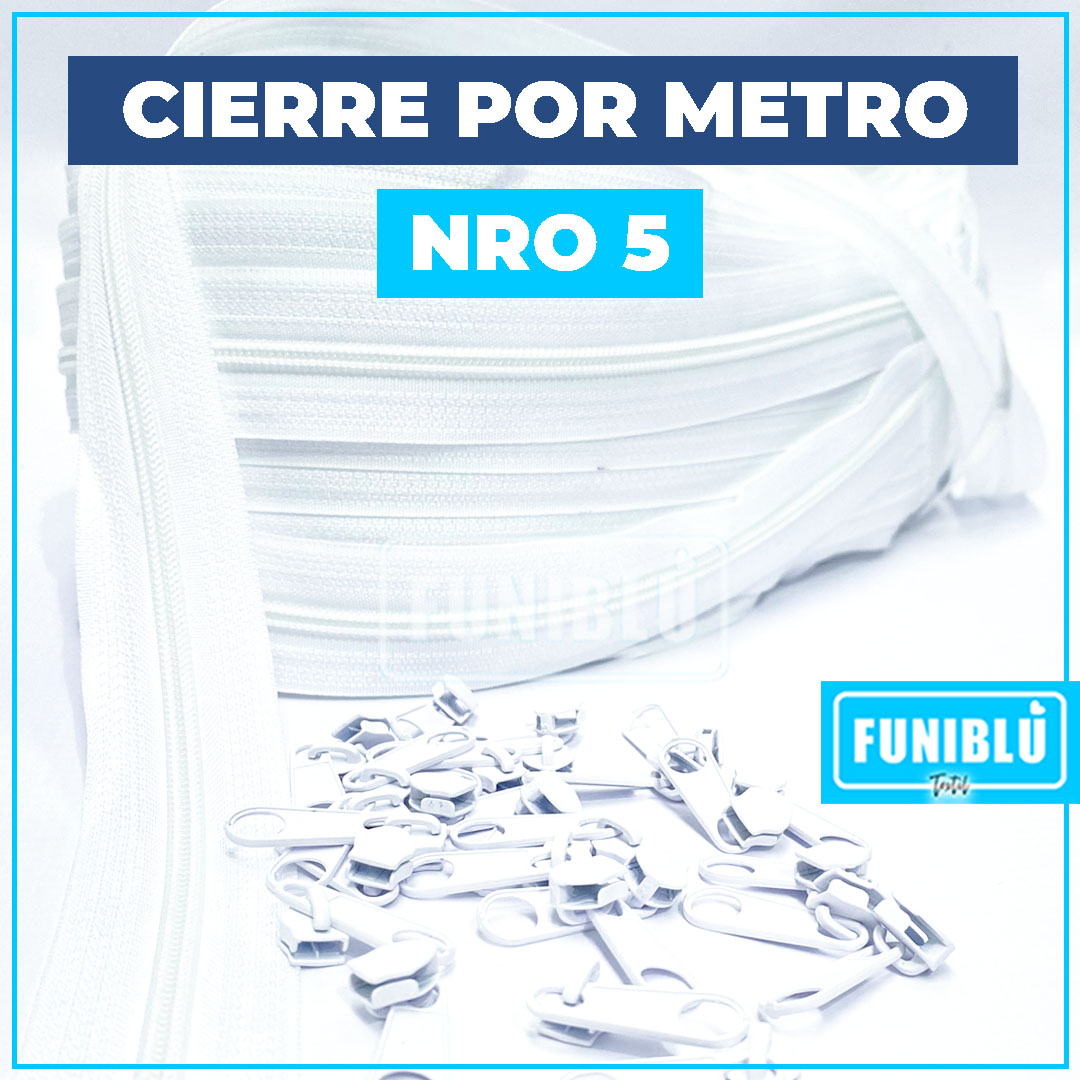 CIERRE NRO 5 X METRO2