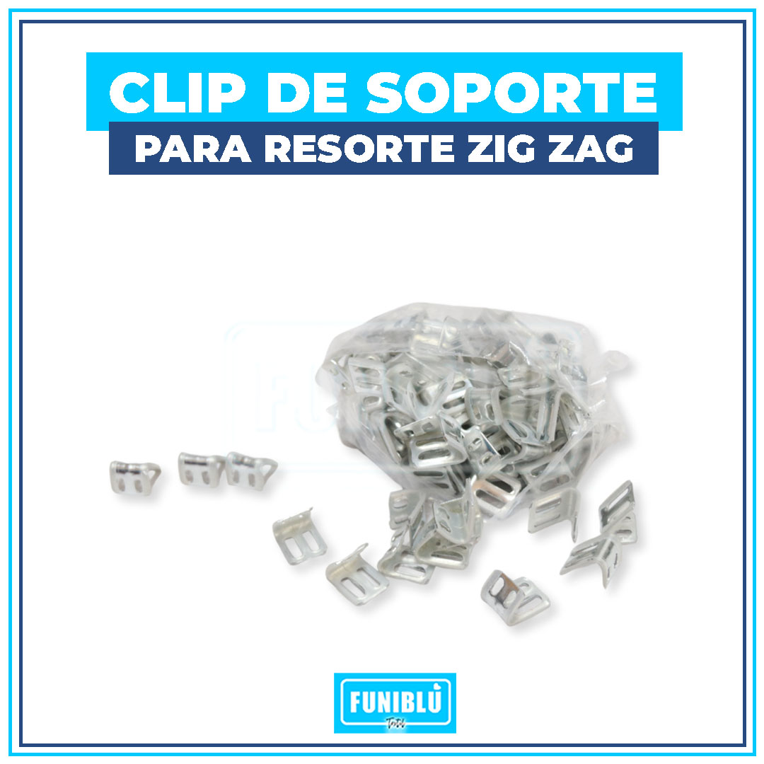 CLIP DE SOPORTE PARA RESORTE ZIG ZAG8