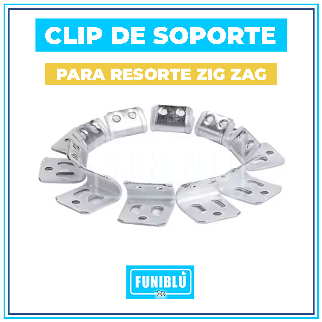 CLIP DE SOPORTE PARA RESORTE ZIG ZAG3