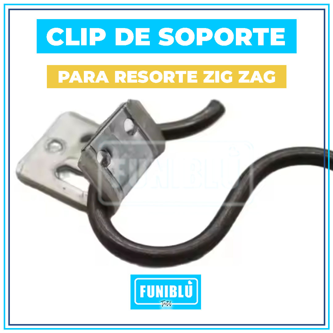 CLIP DE SOPORTE PARA RESORTE ZIG ZAG1
