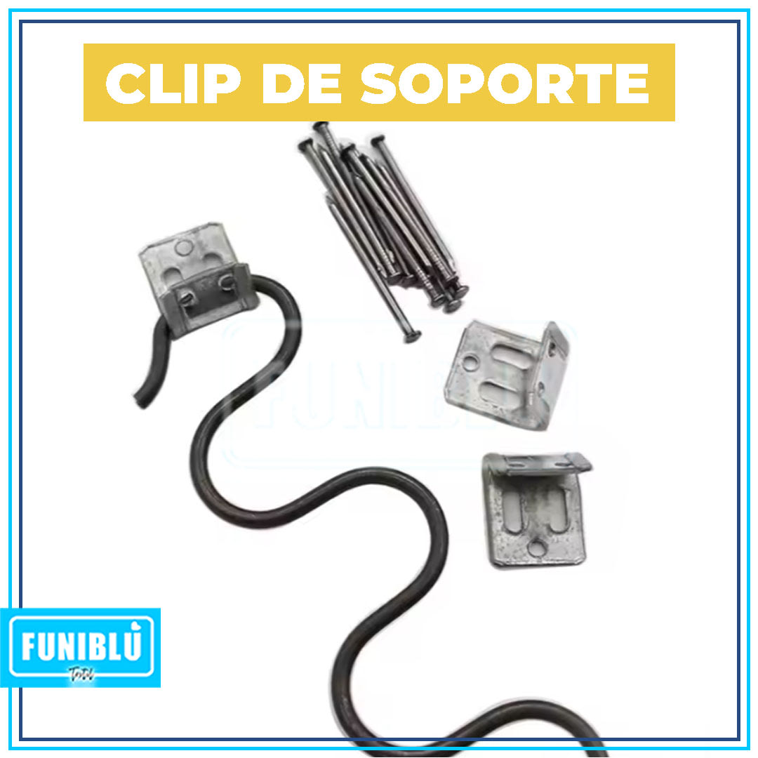 CLIP DE SOPORTE PARA RESORTE ZIG ZAG9