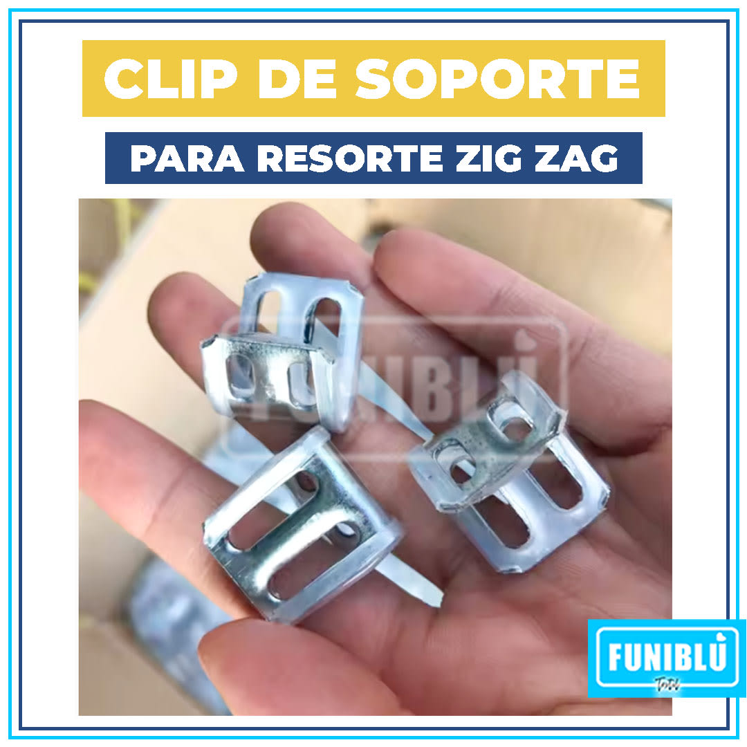 CLIP DE SOPORTE PARA RESORTE ZIG ZAG7