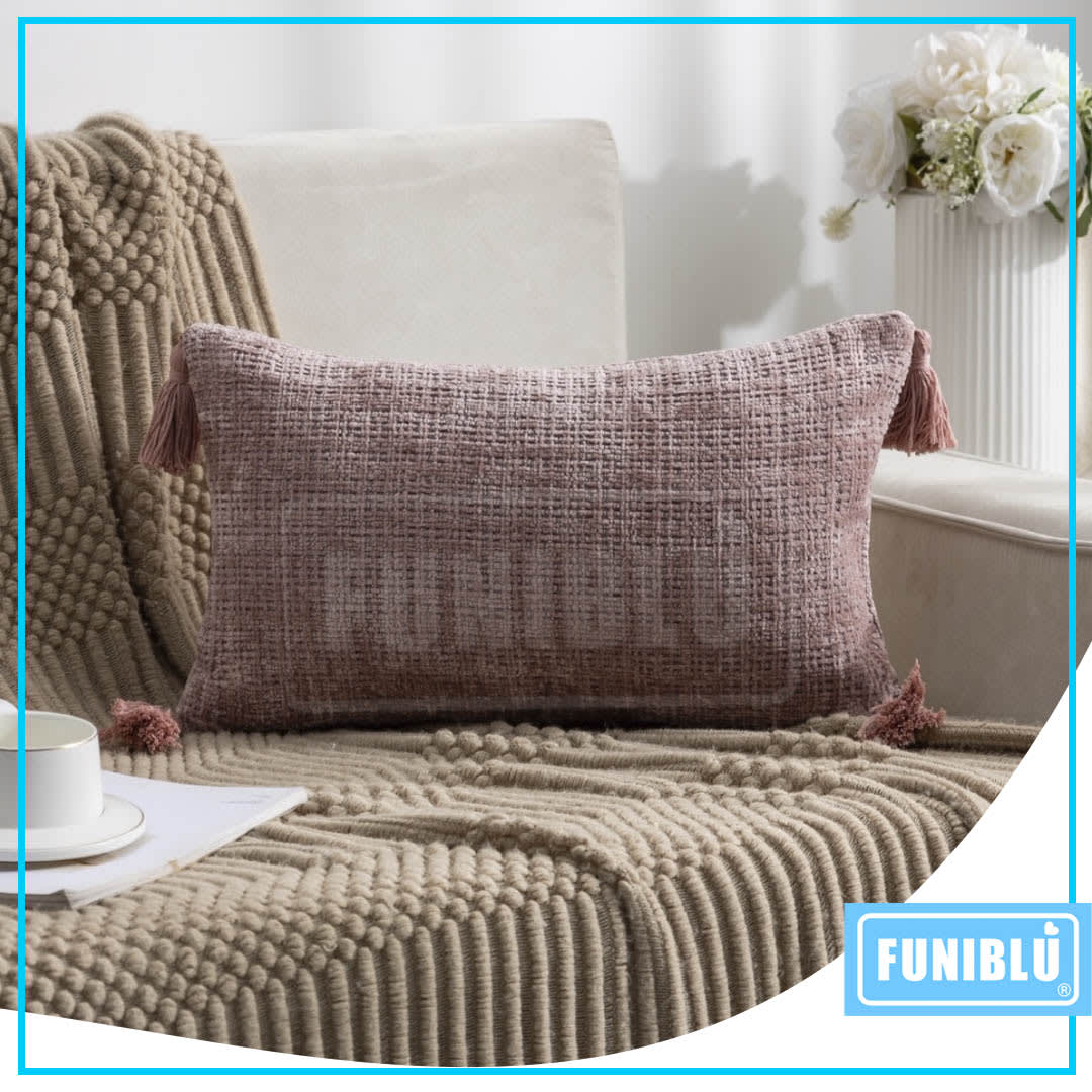 FUNDA CHENILLE POMPON 30X505
