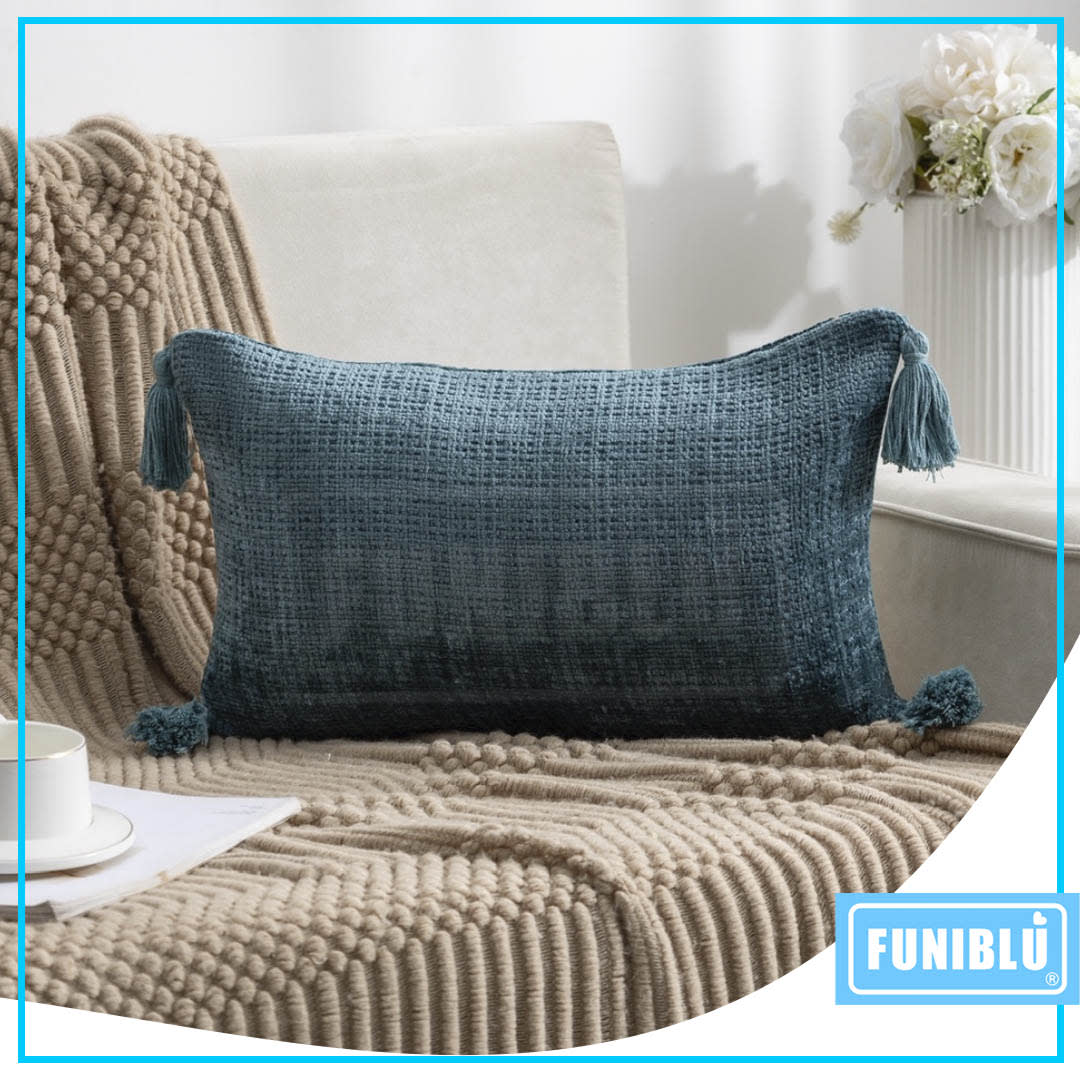 FUNDA CHENILLE POMPON 30X507