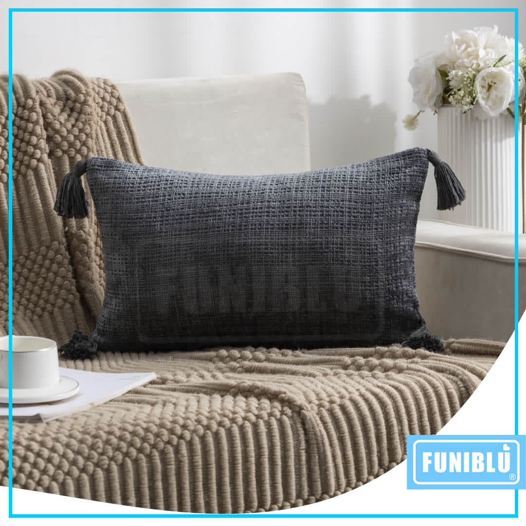 FUNDA CHENILLE POMPON 30X509