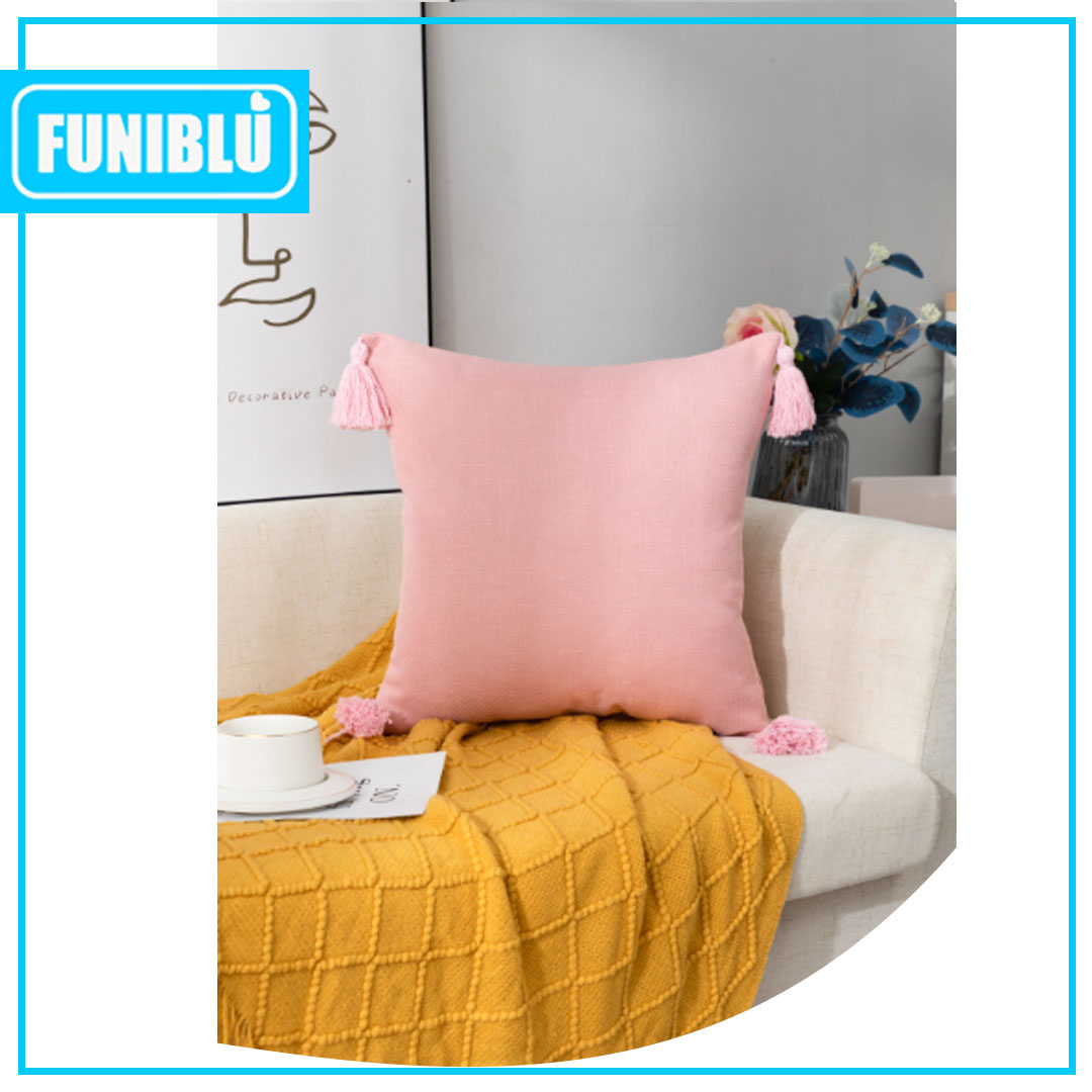 FUNDA LINO POMPON 45X455