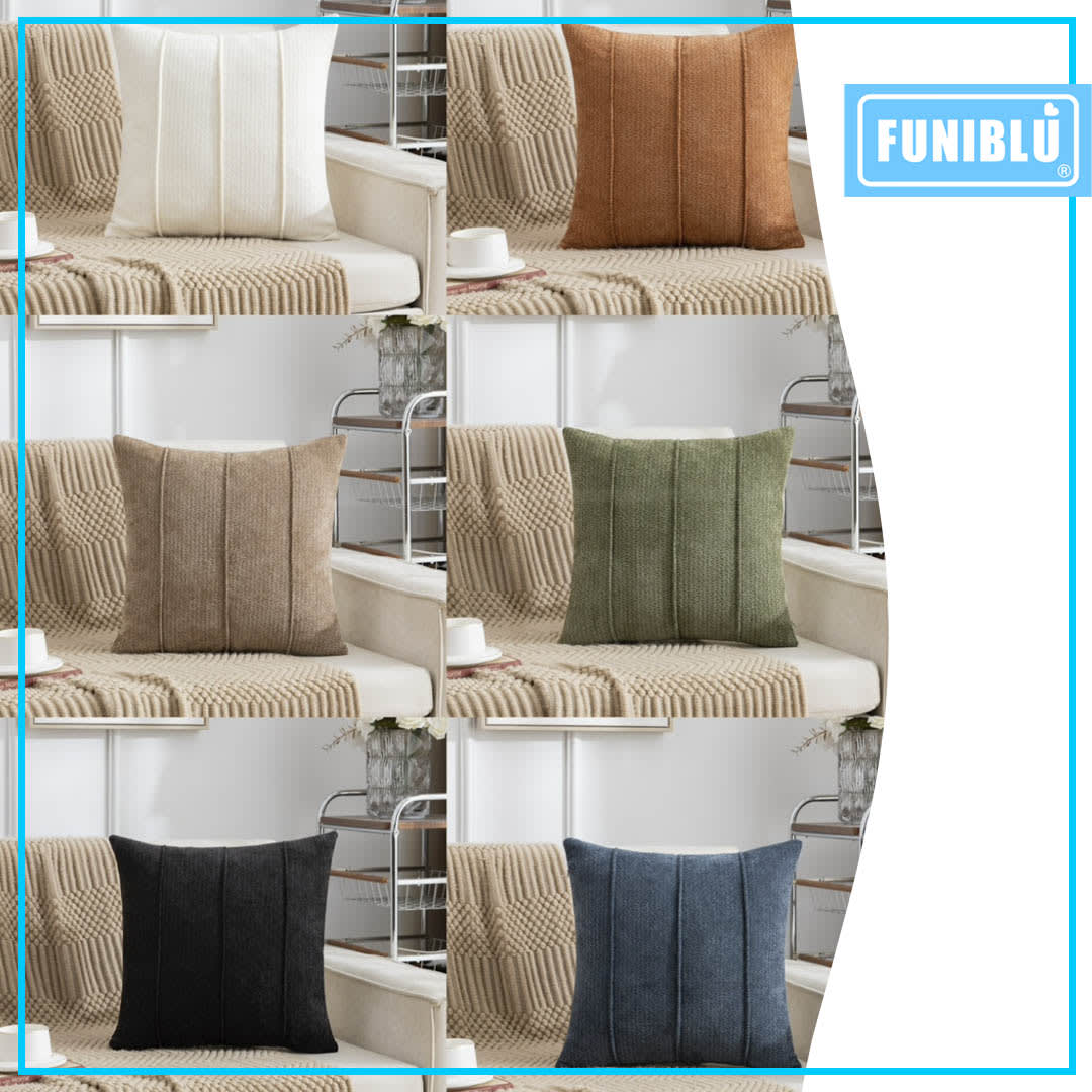 FUNDA CHENILLE PLISADA 45X452