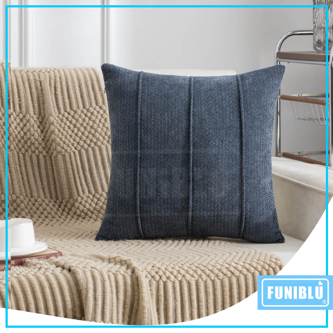 FUNDA CHENILLE PLISADA 45X455